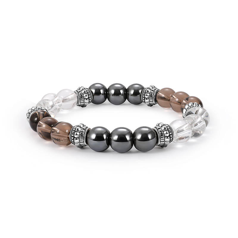 Trendy 8mm Buddha Beads Armbånd Naturstein Casual Gradient Beaded Armbånd For Menn Gave