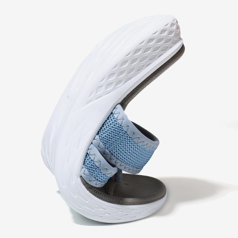 Dame Flip Flopsøm Myk Såle Slip On Uformelle Sommer Flate Sandaler