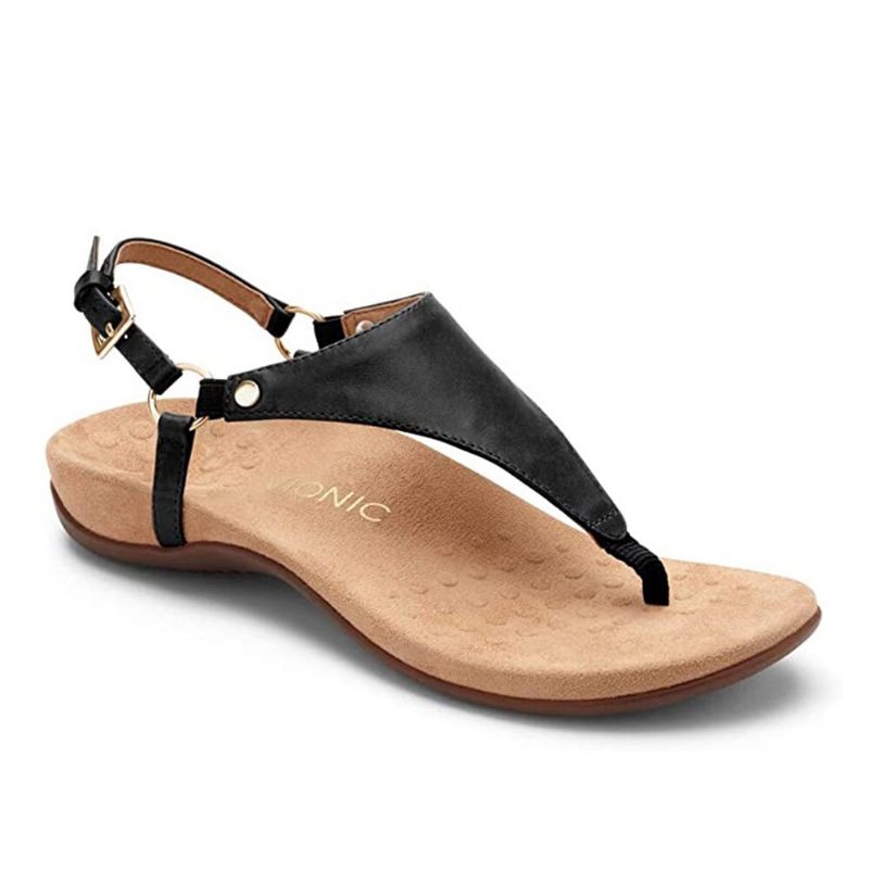 Dame Metal Spenne Flip Flops Casual Flate Slingback Sandaler