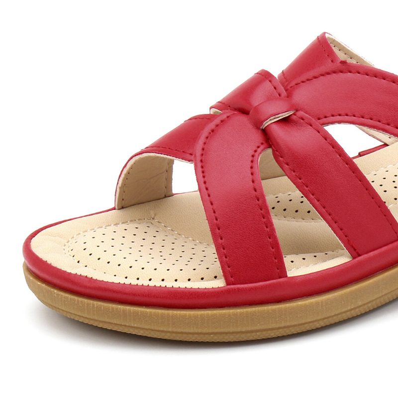 Dameutskjæring Pustende Bærbar Comfy Casual Beach Wedges Sandaler