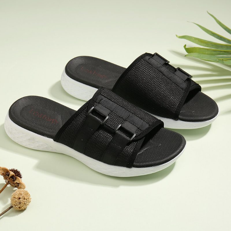 Kvinner Åpen Tå Slip On Casual Summer Daily Flate Sandaler