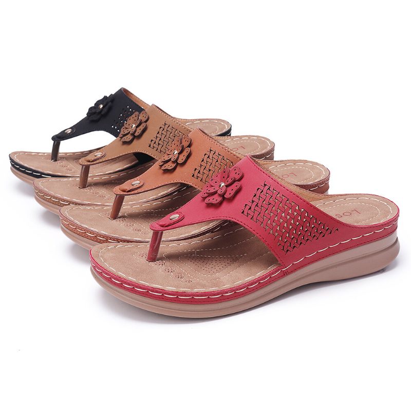 Kvinner Hule Flip-flops Strandsandaler