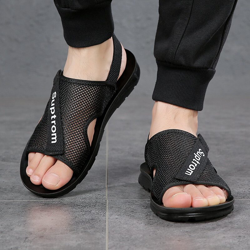 Menn Two Ways Casual Beach Slip On Hollow Outdoor Sandaler