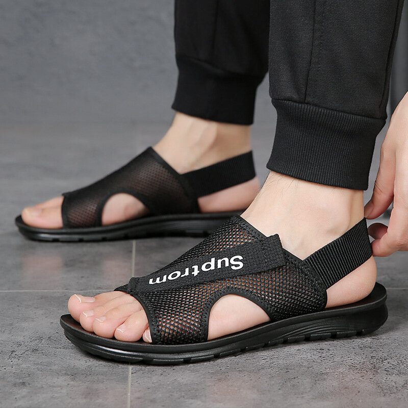 Menn Two Ways Casual Beach Slip On Hollow Outdoor Sandaler