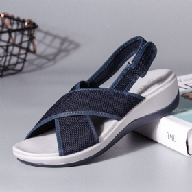 Peep Toe Casual Slingback Sports Sandaler