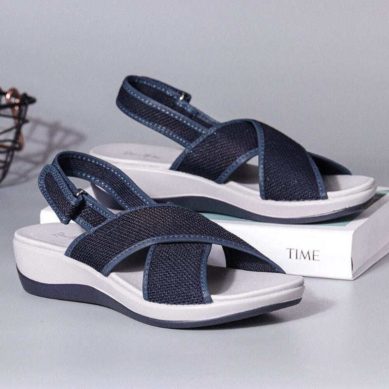 Peep Toe Casual Slingback Sports Sandaler