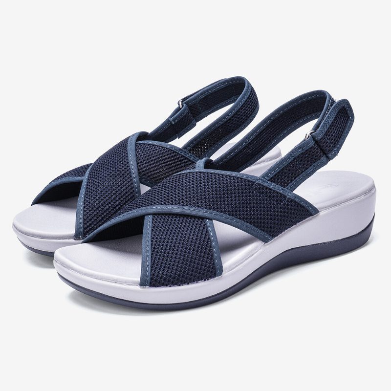 Peep Toe Casual Slingback Sports Sandaler