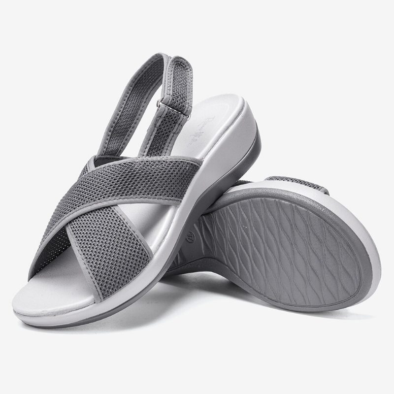 Peep Toe Casual Slingback Sports Sandaler