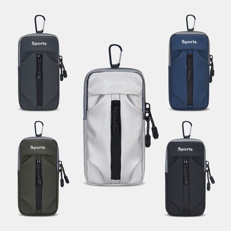 Menn Casual Vanntett Dacron Air Permeability 6.6 Tommers Telefonveske Midjeveske Crossbody-veske Skulderveske