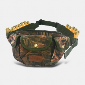 Menn Oxford Camouflages Multifunction Outdoor Hunting Midjeveske Justerbar Tactical Bag