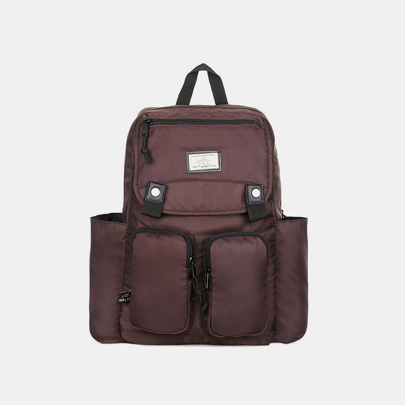 Herre 20l Nylon Multifunksjon Multi-lomme Lett Vekt Stor Kapasitet 15.6 Tommers Laptopveske Ryggsekk