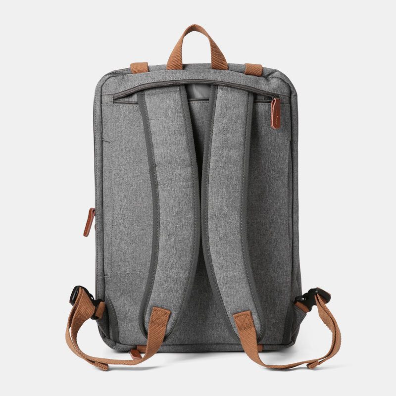 Menn Uformelt Multibære Med Stor Kapasitet 15.6/17 Tommers Bærbar Veske Ryggsekk Crossbody-veske Med Flere Lommer