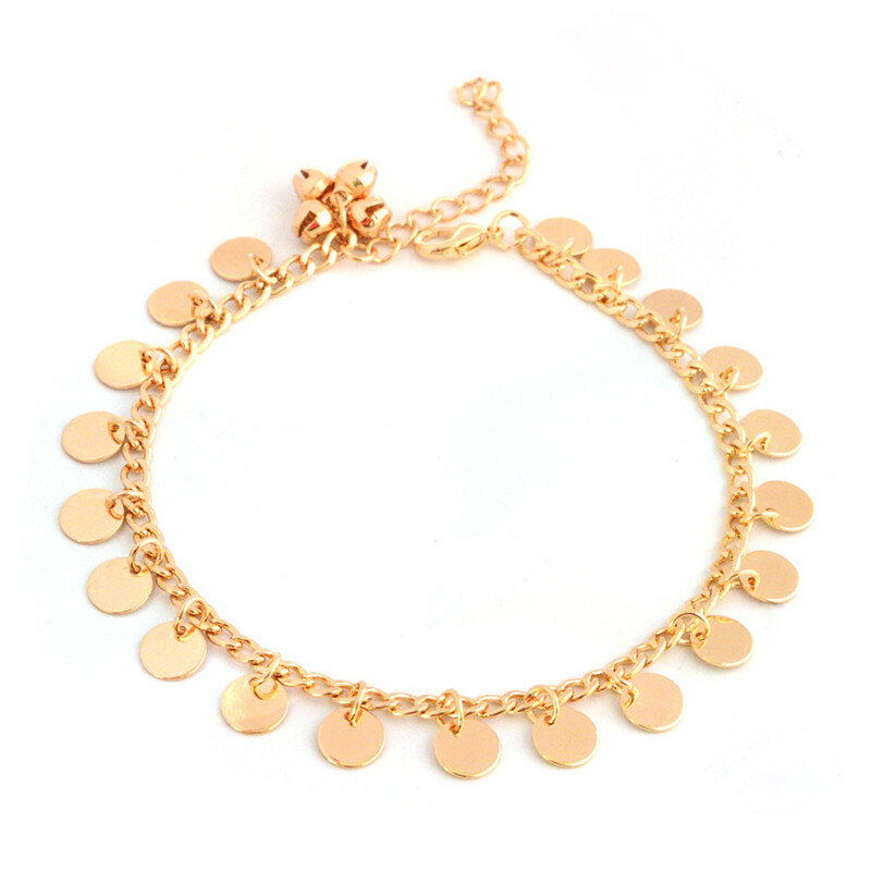 Bohemian Bells Rund Anklet Fotkjede Dusk Strand Barfot Sandaler Strand Anklet Armbånd Ring