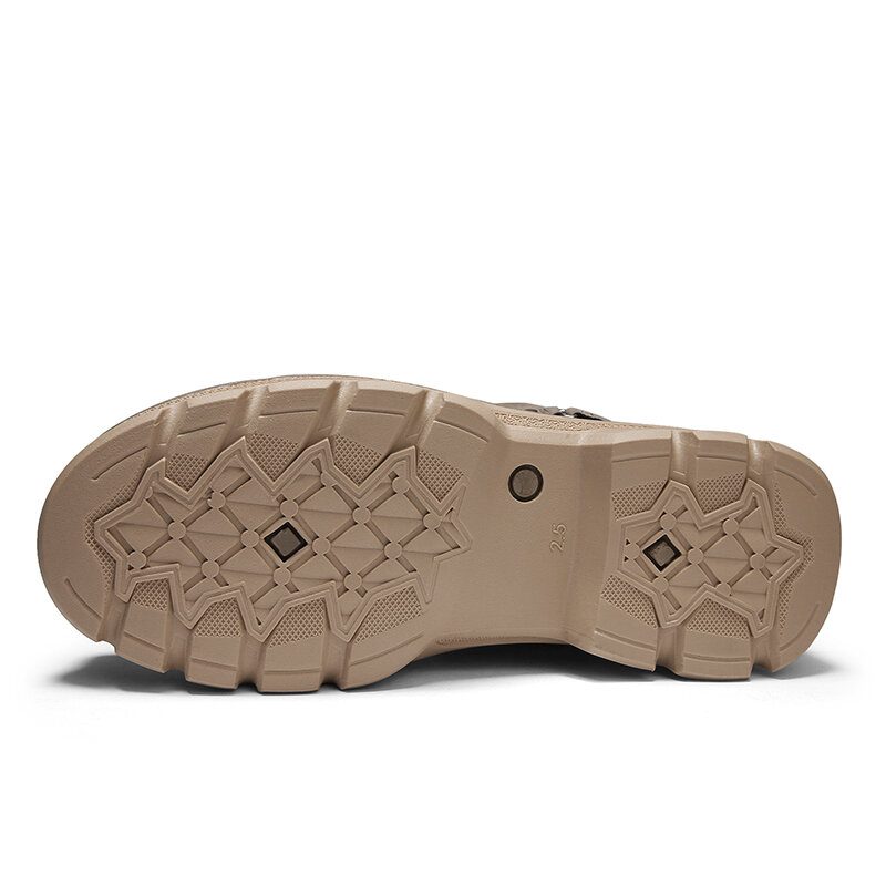 Menn Classic Comfy Rund Toe Non Sip Outdoor Tooling Støvler