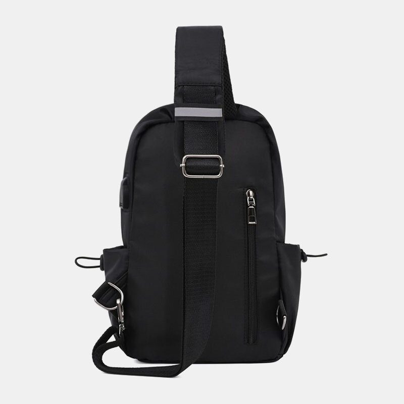 Menn Oxford Brystveske Med Stor Kapasitet Multi-lommer Crossbody Vesker Skulderveske