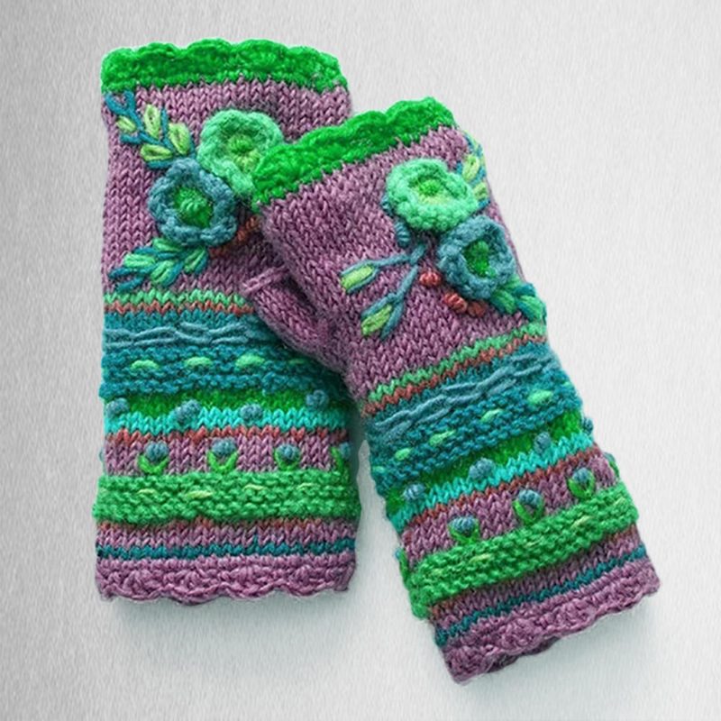 Casual Knit Gloves Håndvarmere