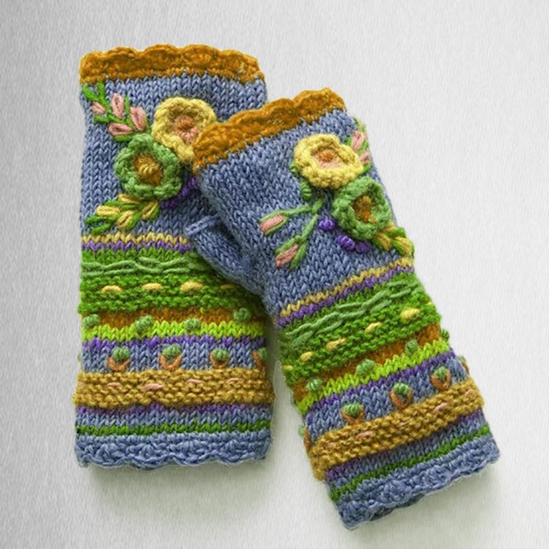 Casual Knit Gloves Håndvarmere