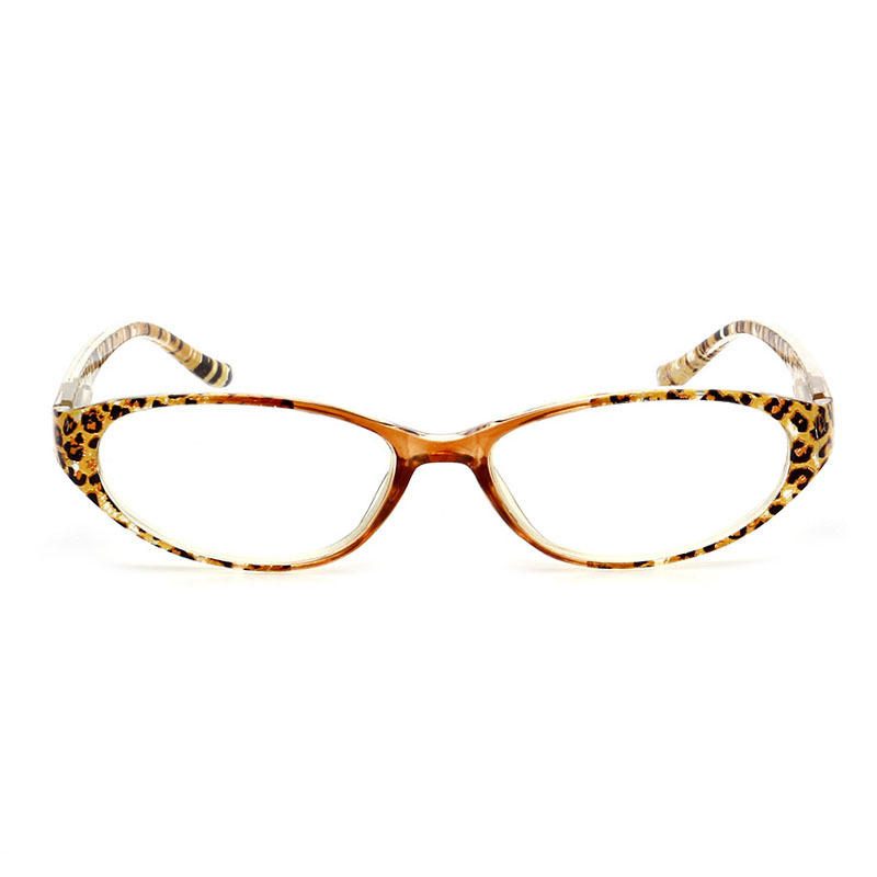 Menn Dame Leopard Resin Presbyopiske Briller