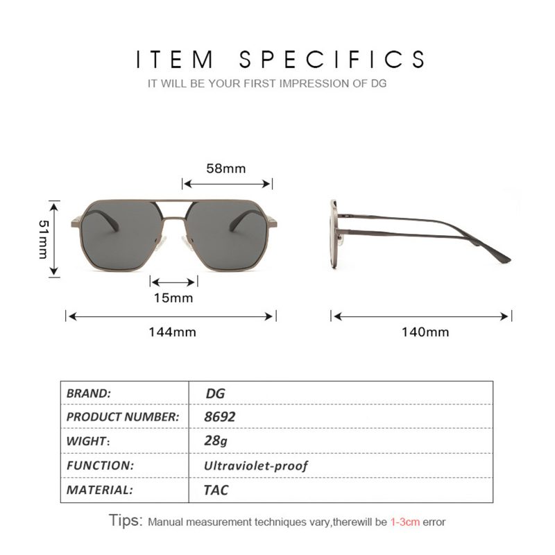 Menn Retro Intelligent Photochromic Metal Polariserte Solbriller Sjåfør Kjøring Fiskebriller