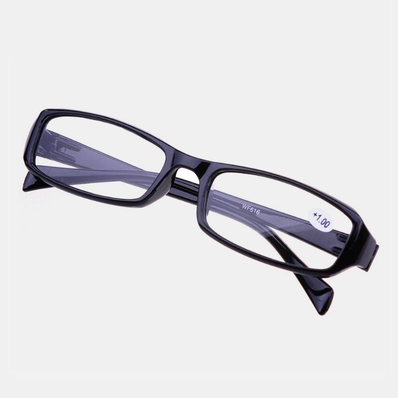 Unisex Full Frame Resin Len Lesebriller Bærbare Comfy High-definition Presbyopia-briller