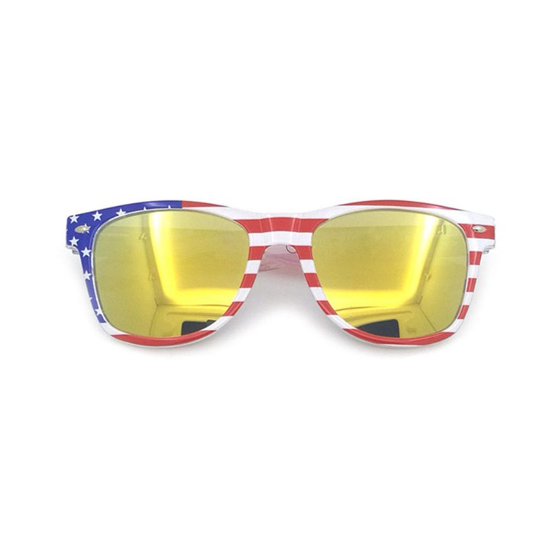 Unisex Patriotic Polarspex Polarized 80-talls Retro Trendy Stilige Solbriller