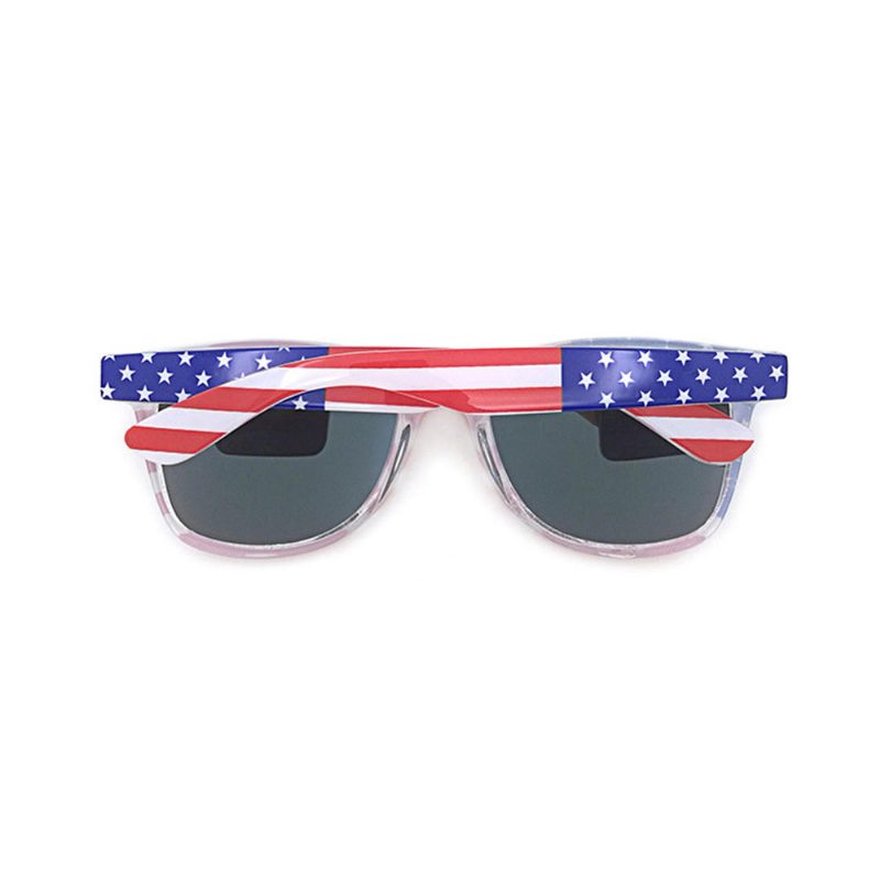 Unisex Patriotic Polarspex Polarized 80-talls Retro Trendy Stilige Solbriller