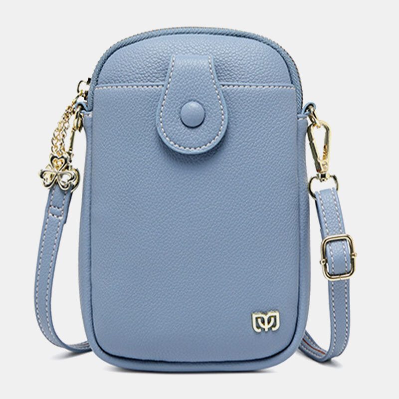 Dame 6.3 Tommers Iphone Solid Vanntett Crossbody Vesker Telefonveske