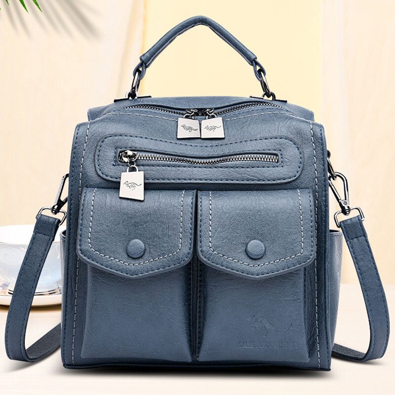 Dame Casual Solid Crossbody Vesker Ryggsekk Skulderveske