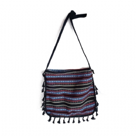 Dame Dacron Bohemian Ethnic Pattern Dusk Design Crossbody Vesker Stor Kapasitet Ikke-justerte Stropper Skulderveske