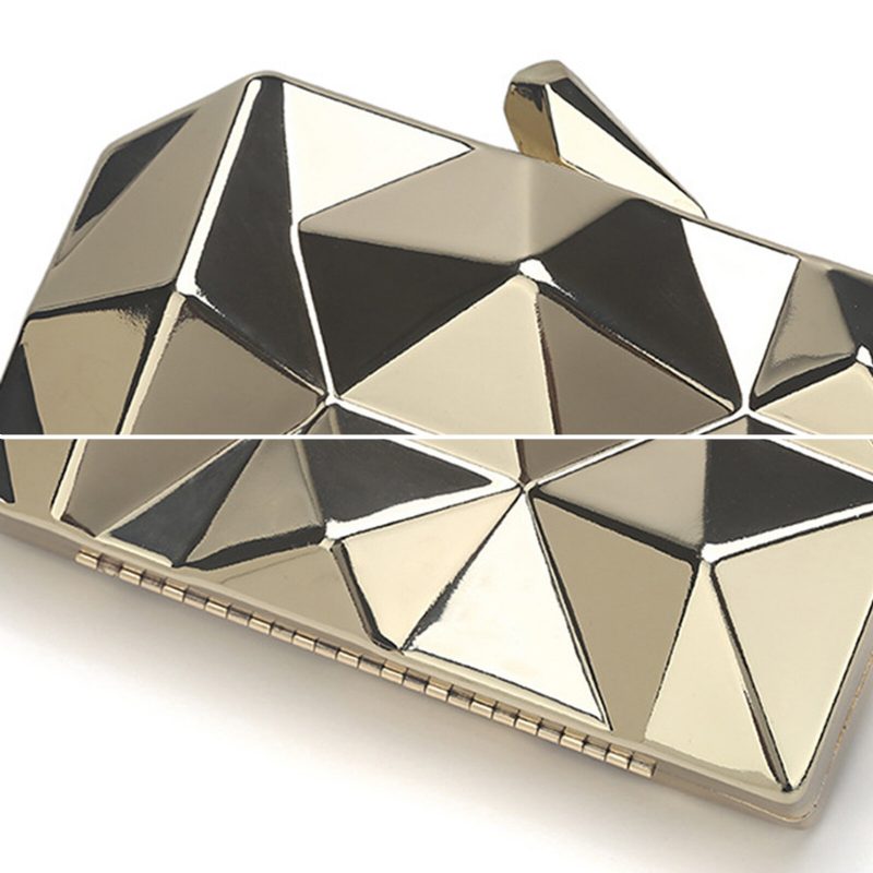 Dame Dacron Stoff Elegant Party Clutch Vesker Cabriolet Reimformet Bag