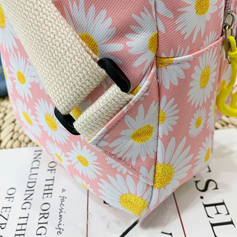 Dame Daisy Printed Casual Chest Vesker Crossbody Bag