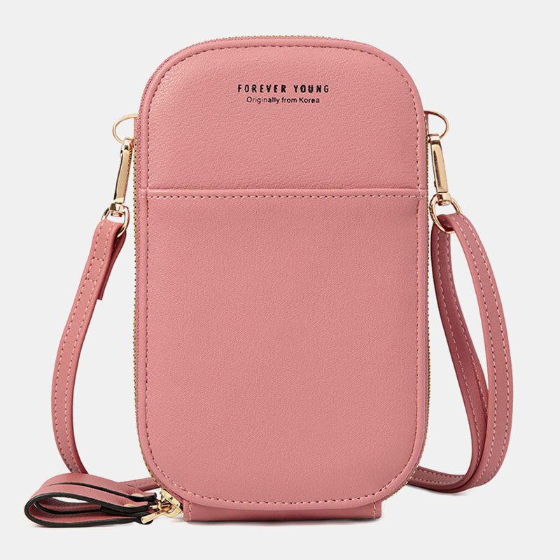 Dame Oval Ensfarge Uformelt Telefonveske Crossbody-vesker Skulderveske Clutchvesker