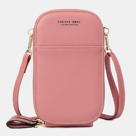 Dame Oval Ensfarge Uformelt Telefonveske Crossbody-vesker Skulderveske Clutchvesker