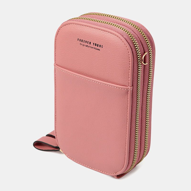 Dame Oval Ensfarge Uformelt Telefonveske Crossbody-vesker Skulderveske Clutchvesker