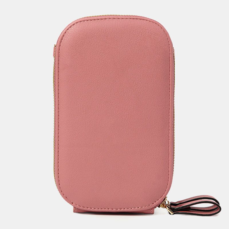 Dame Oval Ensfarge Uformelt Telefonveske Crossbody-vesker Skulderveske Clutchvesker