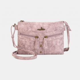 Dame Vanntett Maskinvare Multi-pocket Anti-tyveri Crossbody Vesker Skulderveske