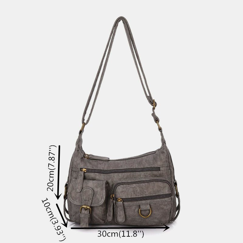 Dame Vanntett Multi-pocket Håndveske Crossbody Vesker Skulderveske