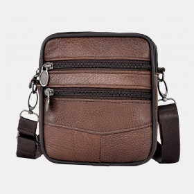 Herre Ekte Skinn Business Multi-carry Crossbody Vesker Med Stor Kapasitet