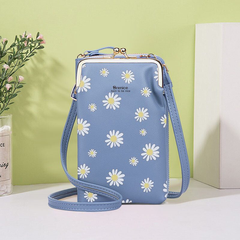 Kvinner 13 Kortspor Telefonveske Daisy Crossbody Vesker Skulderveske