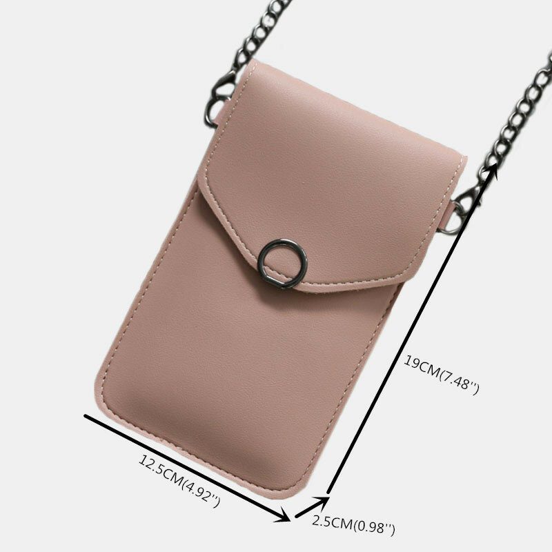 Kvinner 6.3 Tommers Berøringsskjermkjede Uformelt Telefonveske Crossbody-veske Skulderveske