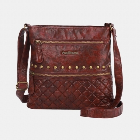 Kvinner Argyle Vanntett Maskinvare Anti-tyveri Crossbody Vesker Skulderveske