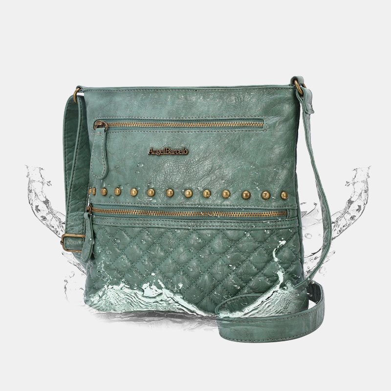 Kvinner Argyle Vanntett Maskinvare Anti-tyveri Crossbody Vesker Skulderveske