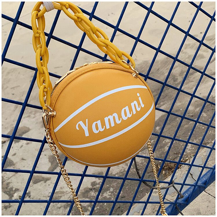 Kvinner Basketball Fotball Kjeder Håndveske Crossbody Vesker Skulderveske