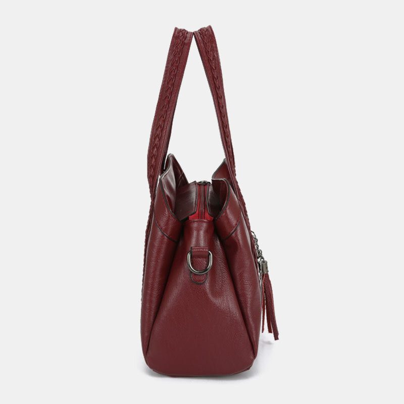 Kvinner Flere Lommer Flere Rom Dusk Crossbody Vesker Retro Stor Kapasitet Tote Skulderveske Håndveske