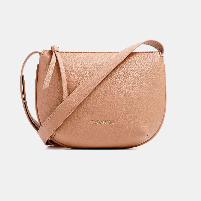 Kvinner Solid Pu Crossbody Vesker Armpit Bag