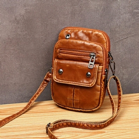 Kvinner Vintage Liten Skulderveske Crossbody-veske Telefonveske