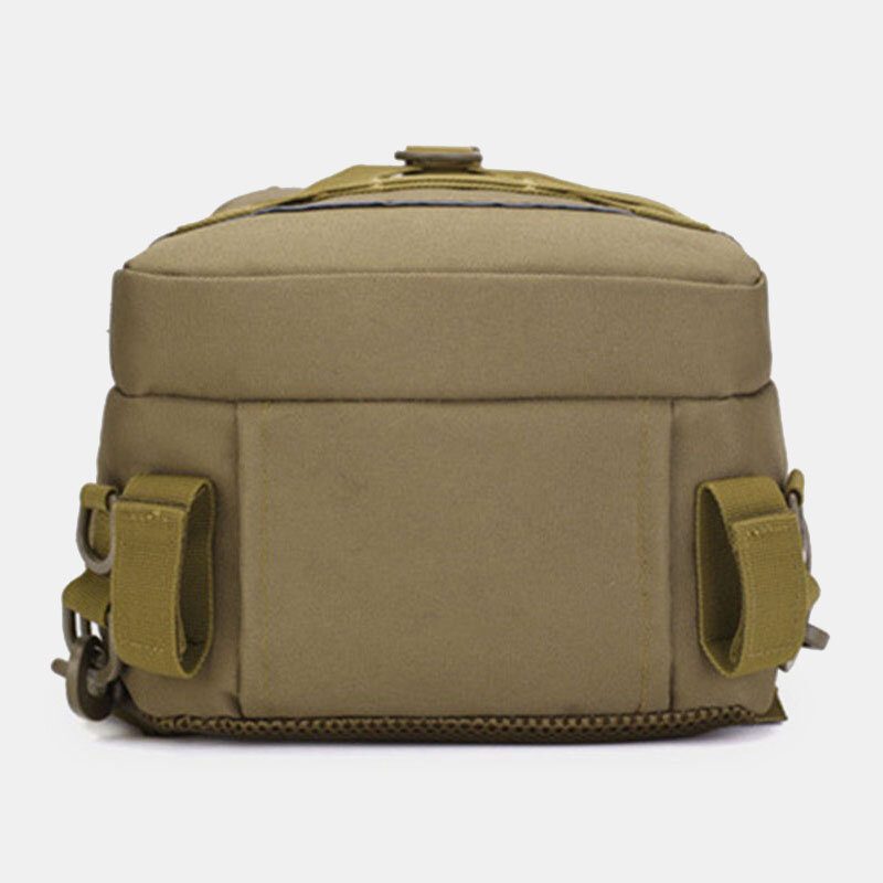 Menn Oxford Camo Multifunksjon Vanntett Utendørs Sport Ridning Taktisk Skulderveske Crossbody Vesker Brystveske