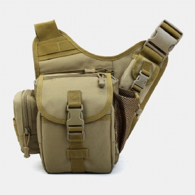 Menn Oxford Utendørs Riding Sport Camo Vanntett Crossbody-veske Med Stor Kapasitet Midjeveske Salveske