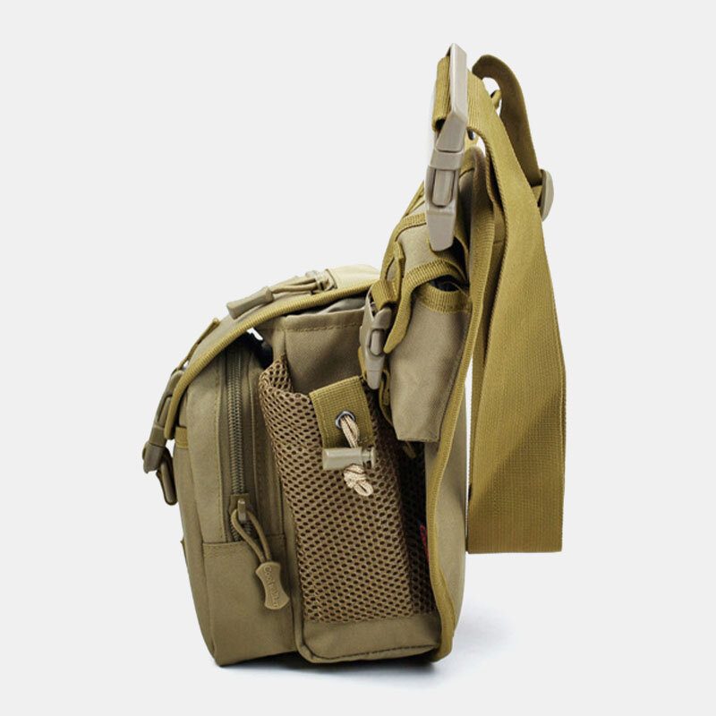 Menn Oxford Utendørs Riding Sport Camo Vanntett Crossbody-veske Med Stor Kapasitet Midjeveske Salveske