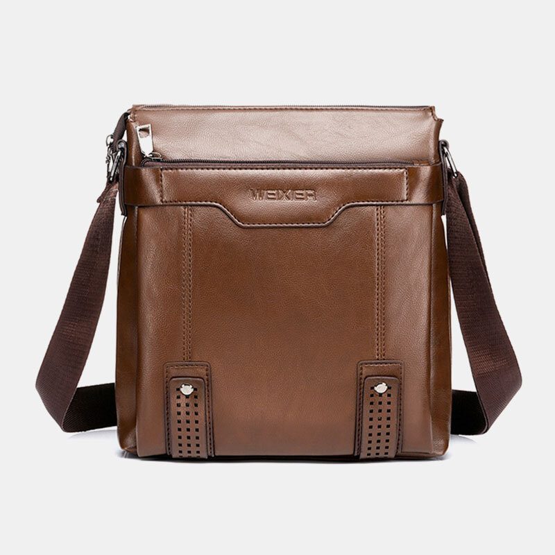 Menn Stor Kapasitet Crossbody-vesker Med Flere Lommer Uformelt Slitesterk 6.5 Tommers Telefonveske Messenger Vesker Skulderveske